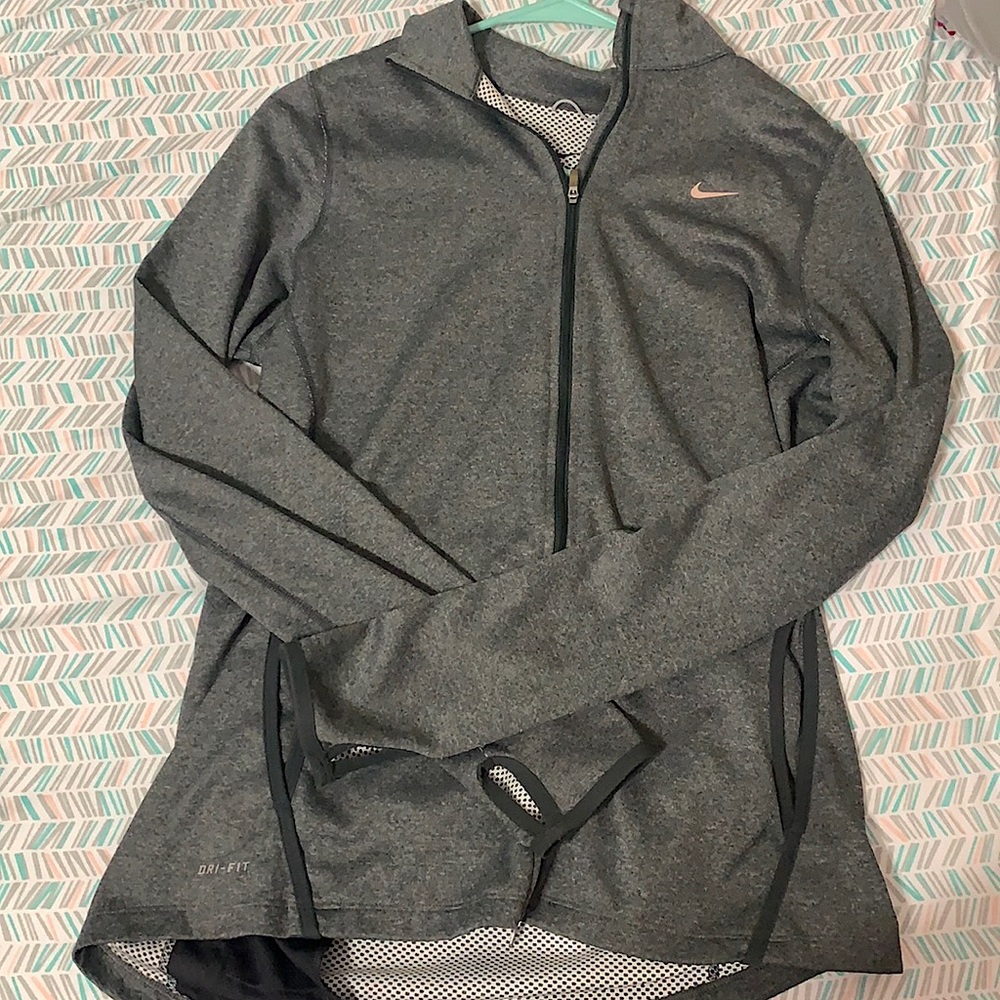 Gray Nike jacket women LG